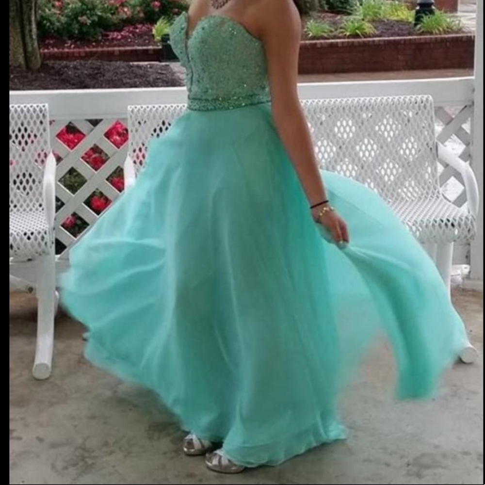 Turquoise Formal Dress